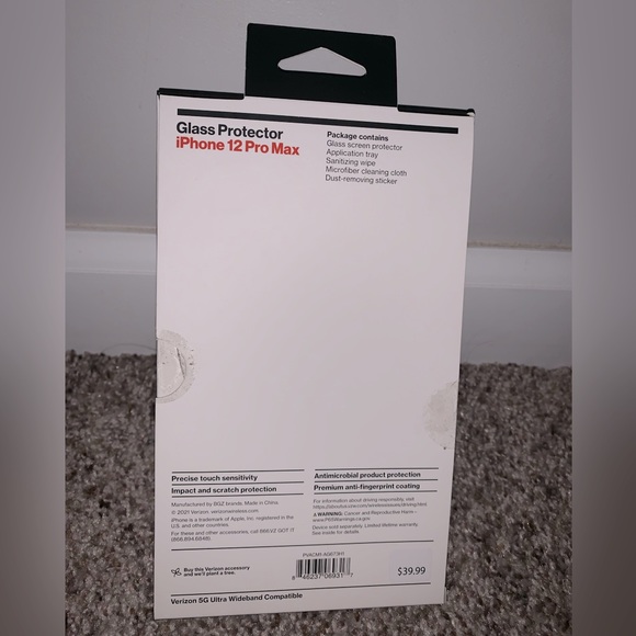 iPhone 12 Pro Max Glass Screen Protector - Picture 2 of 3
